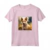 Portoghese Podengo Pequeno - Maglietta Cane Giardino Fiori Pittura - Regalo Personalizzato per Proprietari di Cani