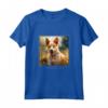 Portoghese Podengo Pequeno - Maglietta Cane Giardino Fiori Pittura - Regalo Personalizzato per Proprietari di Cani