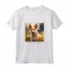 Portoghese Podengo Pequeno - Maglietta Cane Giardino Fiori Pittura - Regalo Personalizzato per Proprietari di Cani