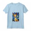Portoghese Podengo Pequeno Cane Notte Stellata Mamma Maglietta - Regalo Divertente per gli Amanti del Podengo Pequeno - Ideale per Natale o Compleanno