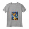 Portoghese Podengo Pequeno Cane Notte Stellata Mamma Maglietta - Regalo Divertente per gli Amanti del Podengo Pequeno - Ideale per Natale o Compleanno
