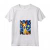 Portoghese Podengo Pequeno Cane Notte Stellata Mamma Maglietta - Regalo Divertente per gli Amanti del Podengo Pequeno - Ideale per Natale o Compleanno
