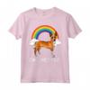 Arcobaleno Portoghese Podengo Pequeno Ew People Unicorn Dog Maglietta - Ideale Regalo per Amanti dei Cani Pazzi