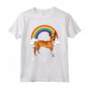 Arcobaleno Portoghese Podengo Pequeno Ew People Unicorn Dog Maglietta - Ideale Regalo per Amanti dei Cani Pazzi
