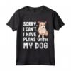 Sorry I Can't I Have Plans With My Portuguese Podengo Pequeno - Programmi Con Il Mio Cane Podenco Portoghese Maglietta - Regalo Divertente per Amanti dei Cani