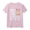 Sorry I Can't I Have Plans With My Portuguese Podengo Pequeno - Programmi Con Il Mio Cane Podenco Portoghese Maglietta - Regalo Divertente per Amanti dei Cani