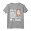 Sorry I Can't I Have Plans With My Portuguese Podengo Pequeno - Programmi Con Il Mio Cane Podenco Portoghese Maglietta - Regalo Divertente per Amanti dei Cani