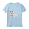 Podenco Portoghese Cani Mi Redono Felice Maglietta - Design Divertente per Amanti del Cane - Ideale come Regalo per il Cane