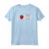 Fragola Portoghese Podengo Pequeno - Heartbeat Amante dei Cani Maglietta - Regalo Divertente per Amanti dei Cani