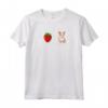 Fragola Portoghese Podengo Pequeno - Heartbeat Amante dei Cani Maglietta - Regalo Divertente per Amanti dei Cani