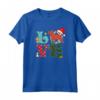 I Love Dog Podengo Portoghese Pequeno Natale Maglietta - Regalo Vacanza per Amanti dei Cani - Acquista Online
