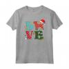 I Love Dog Podengo Portoghese Pequeno Natale Maglietta - Regalo Vacanza per Amanti dei Cani - Acquista Online