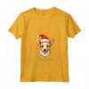 Portoghese Podengo Pequeno Cane Divertente Woofy Natale Semplice Maglietta con Collo a V - Regalo Unico per Amanti del Podengo Pequeno - Ideale per Cane Mamma o Papà