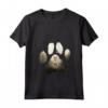 Donna Portoghese Podengo Pequeno Mountain Paw Design Cane Mamma Papà Maglietta con Collo a V - Regalo per Amanti dei Cani - Ideale per Natale o Compleanni