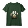 Donna Portoghese Podengo Pequeno Mountain Paw Design Cane Mamma Papà Maglietta con Collo a V - Regalo per Amanti dei Cani - Ideale per Natale o Compleanni