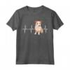 Portoghese Podengo Pequeno Heartbeat Dog Lover Maglietta - Regalo Divertente per Amanti dei Cani
