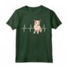 Portoghese Podengo Pequeno Heartbeat Dog Lover Maglietta - Regalo Divertente per Amanti dei Cani