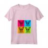 Portoghese Podengo Pequeno - Maglietta Pop Art con Collo a V - Regalo Unico per Amanti dei Cani