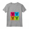 Portoghese Podengo Pequeno - Maglietta Pop Art con Collo a V - Regalo Unico per Amanti dei Cani