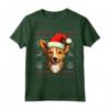 Portoghese Podengo Pequeno Santa Cappello Natale Divertente Cane Mamma Maglietta - Regalo Ideale per Amanti dei Cani - Acquista Online per Natale o Compleanni
