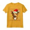 Portoghese Podengo Pequeno Santa Cappello Natale Divertente Cane Mamma Maglietta - Regalo Ideale per Amanti dei Cani - Acquista Online per Natale o Compleanni