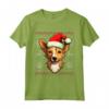 Portoghese Podengo Pequeno Santa Cappello Natale Divertente Cane Mamma Maglietta - Regalo Ideale per Amanti dei Cani - Acquista Online per Natale o Compleanni