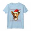 Portoghese Podengo Pequeno Santa Cappello Natale Divertente Cane Mamma Maglietta - Regalo Ideale per Amanti dei Cani - Acquista Online per Natale o Compleanni