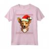 Portoghese Podengo Pequeno Santa Cappello Natale Divertente Cane Mamma Maglietta - Regalo Ideale per Amanti dei Cani - Acquista Online per Natale o Compleanni