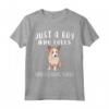 Solo Un Ragazzo Che Ama Cani Podenco Portoghese Maglietta - Divertente Design per Amanti dei Cani - Regalo per chi Ama il Podenco Portoghese