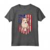 Bandiera Americana 4 Luglio Podenco Portoghese Maglietta - American Flag Portuguese Podengo Pequeno 4th Of July - Ideale per Amanti dei Cani
