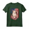 Bandiera Americana 4 Luglio Podenco Portoghese Maglietta - American Flag Portuguese Podengo Pequeno 4th Of July - Ideale per Amanti dei Cani