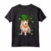 Podenco Portoghese Cleve San Patrizio Maglietta - Design Divertente per Cani - Regalo Unico per San Patrizio