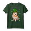 Podenco Portoghese Cleve San Patrizio Maglietta - Design Divertente per Cani - Regalo Unico per San Patrizio