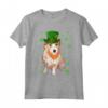 Podenco Portoghese Cleve San Patrizio Maglietta - Design Divertente per Cani - Regalo Unico per San Patrizio