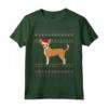 Portoghese Podengo Pequeno Natale Maglietta - Design Natalizio per Genitori di Cani - Regalo Unico per Natale