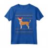 Portoghese Podengo Pequeno Natale Maglietta - Design Natalizio per Genitori di Cani - Regalo Unico per Natale