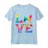 LOVE Portoghese Podengo Pequeno Tie Dye Cane Mamma Papà Maglietta - Ideale per gli Amanti dei Cani - Design Unico e Leggero