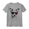 Portoghese Podengo Pequeno Dog - 4 Luglio USA Bandiera Maglietta - Regalo per Amanti dei Cani e Patrioti