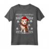 Buon Natale Podenco Portoghese Ugly Christmas Maglietta - Ideale per Amanti dei Cani - Merry Christmas Ornament Design