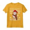 Buon Natale Podenco Portoghese Ugly Christmas Maglietta - Ideale per Amanti dei Cani - Merry Christmas Ornament Design