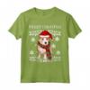 Buon Natale Podenco Portoghese Ugly Christmas Maglietta - Ideale per Amanti dei Cani - Merry Christmas Ornament Design