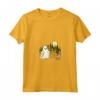 Portoghese Podengo Pequeno Walking Fantasma Halloween Funny Kid Maglietta con Collo a V - Vestito Divertente per Bambini - Ideale come Regalo