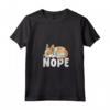 Donna Portoghese Podengo Pequeno Nope Funny Lazy Pet Dog Cute Maglietta con Collo a V - Il miglior regalo divertente per i proprietari di Podengo Pequeno - Ideale per Natale, compleanni e altro ancora