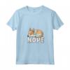 Donna Portoghese Podengo Pequeno Nope Funny Lazy Pet Dog Cute Maglietta con Collo a V - Il miglior regalo divertente per i proprietari di Podengo Pequeno - Ideale per Natale, compleanni e altro ancora