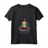 Portoghese Podengo Pequeno Natale Cane Camion Plaid Divertente Maglietta con Collo a V - Regalo per Amanti del Podengo Pequeno - Felice Natale