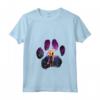 Donna Portoghese Podengo Pequeno Paw Mountain Design - Maglietta Mamma/Papà con Collo a V - Regalo per Amanti dei Cani