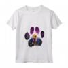 Donna Portoghese Podengo Pequeno Paw Mountain Design - Maglietta Mamma/Papà con Collo a V - Regalo per Amanti dei Cani