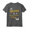 My Wizard is Portuguese Podengo Pequeno - Maglietta unica per amanti dei cani - Regalo ideale per proprietari di cani