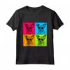 Portoghese Podengo Pequeno - Cane Pop Art Design Illustrazione Maglietta - Regalo per Amanti dei Cani - Ideale per Natale, Compleanni e San Valentino