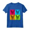 Portoghese Podengo Pequeno - Cane Pop Art Design Illustrazione Maglietta - Regalo per Amanti dei Cani - Ideale per Natale, Compleanni e San Valentino